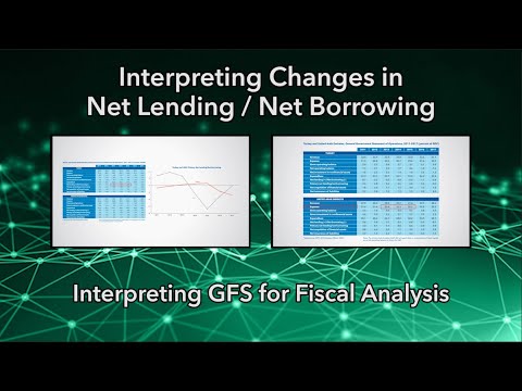 Interpreting Changes in Net Lending / Net Borrowing