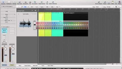 music production week 2.  logic pro 9 basic editing