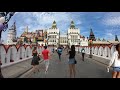 Ismailovsky Kremlin walking, Moscow, Russia 4K 60fps. | Измайловский Кремль, Москва, Россия.