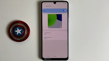 How to change the Lock screen application shortcut on Samsung A22 Android 11