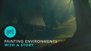 Painting Concept Art Environments with a Story