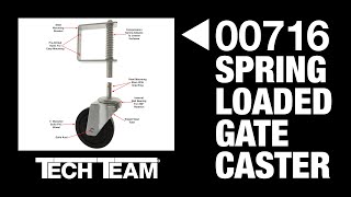 Tech Team’s 00716 4” Caster is Perfect for Garden and Driveway Gates by TechTeam 800 views 8 months ago 47 seconds