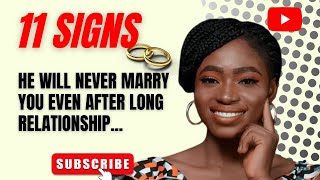 11 Signs He Won't Marry You Even After A Long Term Relationship