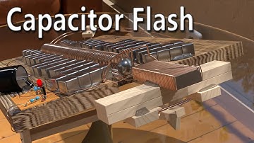 Perpetual Motion method to got over the sticky point of the ramp, Capacitor Flash