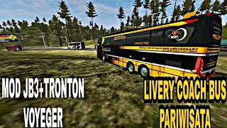 MOD JB3+TRONTON VOYEGER|LIVERY COACH BUS PARIWISATA screenshot 4