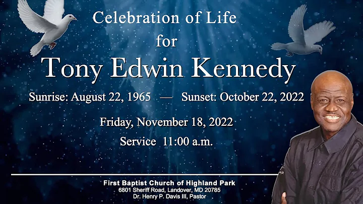 Celebration of Life for Tony Edwin Kennedy