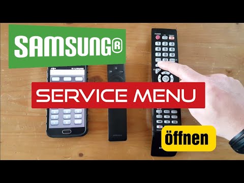 Video: So Rufen Sie Das Servicemenü Eines Samsung-Fernsehers Auf