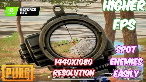 PUBG PC | How to set [1440x1080] resolution | PUBG PC Best stretched Resolution