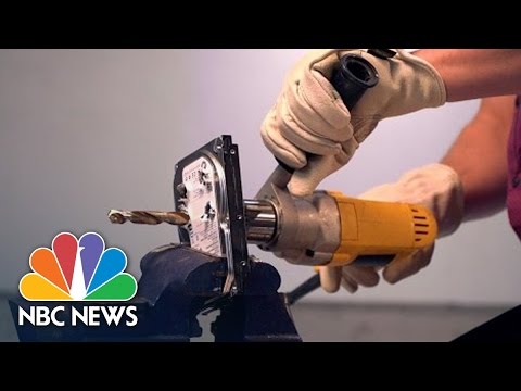 How To Demolish An Old Hard Drive (And Keep Your Data Safe) | NBC News