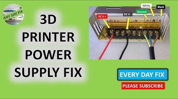 Every day fix: 3D Printer power supply fix
