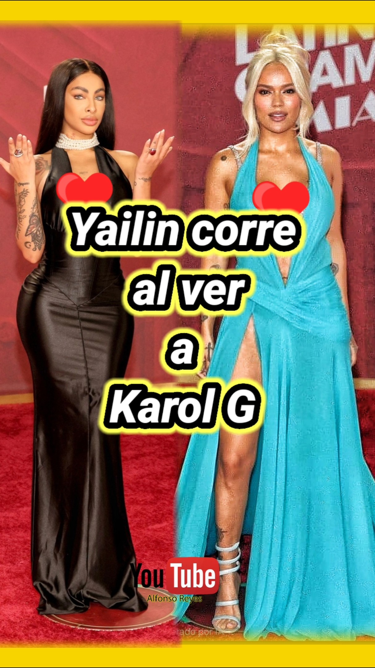 Yailin corre al ver a Karol G. #karolg #yailinlamásviral #yailin