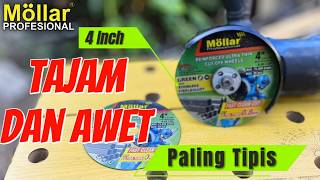 Mata Gerinda Terbaru Mollar Cutting Wheel Hijau Super Tipis hanya 0,8mm cuy Mollar 1BGP40