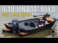 1648 jon boat build  bass boat conversion complete walkthrough