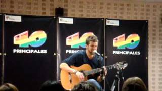 Pablo Alborán - Miedo en Acústico en Los 40 Principales 8/Marzo/2011