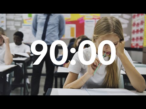 School Exams Ambience 90 Min Ambient Exam Hall Sounds Timer 1 Hour 30 Min