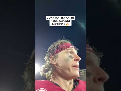 John Mateer after Oklahoma’s win
