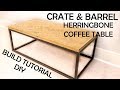DIY Crate and Barrel Dixon Coffee Table DIY Crate and Barrel Dixon Coffee Table