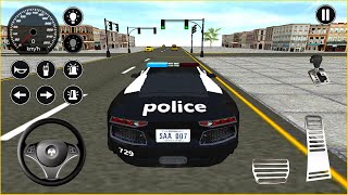 Polis arabası oyunu izle 4K || Real Police Car Driving v2 #102 - Polis oyunları 3D Android Gameplay