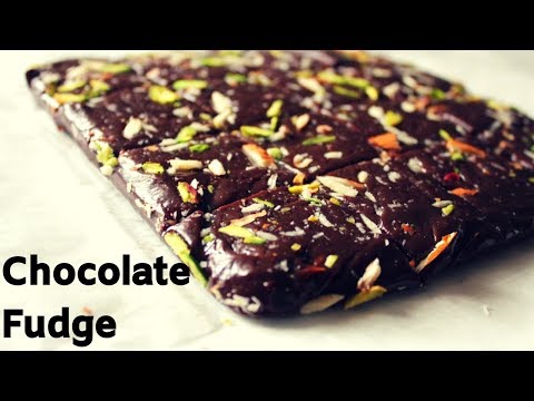 chocolate-fudge-|-chocolate-fudge-recipe-(2-ingredients)-|-recipe-bangla