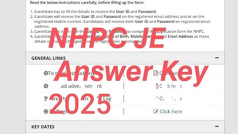 NHPC JE 2025 answer key kaise check kre civil electrical mechanical JE