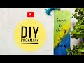 DIY quote bookmark/how to paint quote bookmark tutorial for beginners/#shorts