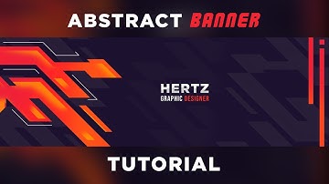 Clean Abstract Banner| Tutorial By HertzGFX