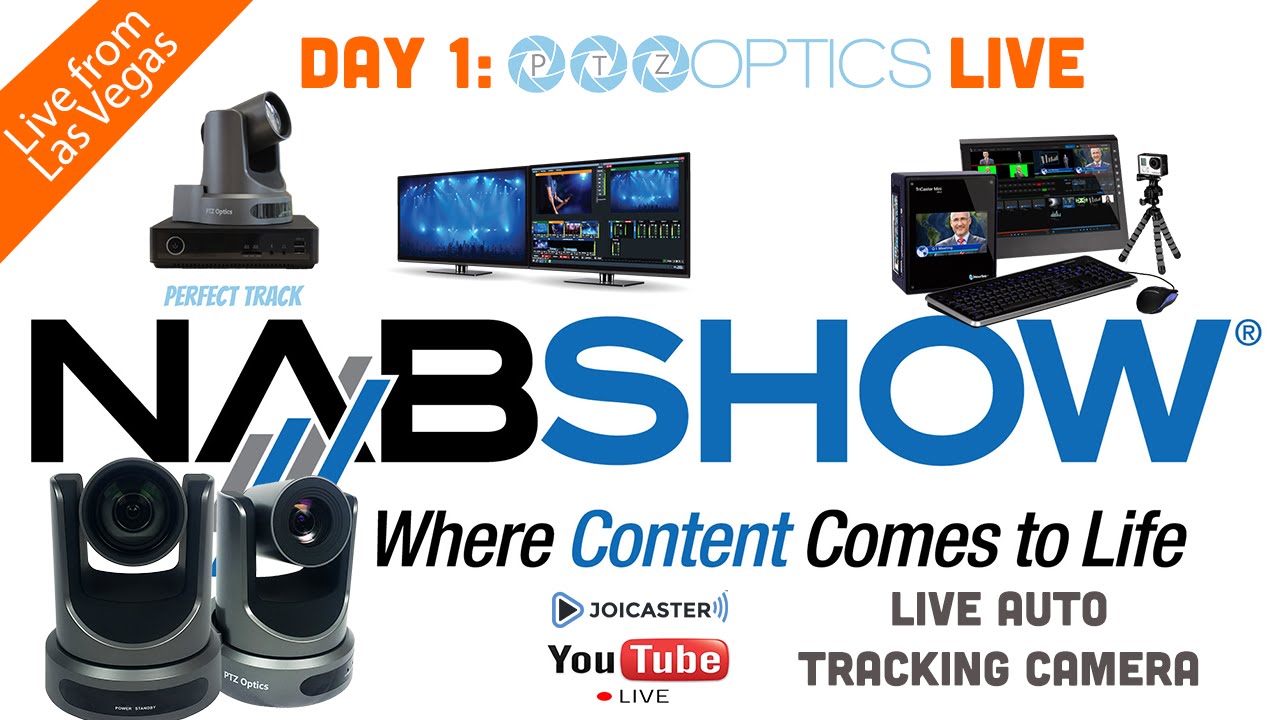 NAB Show 2016 - Live Stream - Day 1
