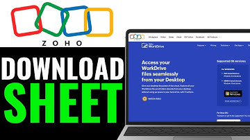 How to Download Zoho Sheet 2025 (QUICK GUIDE)