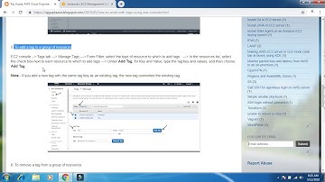 How To Work With Tags Using The AWS Console | AWS in English | Raj Gupta