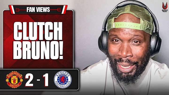 Not Happy About Garnacho Sale! | Man United 2-1 Rangers | Europa League | Fan View (KG)
