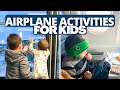 Airplane activities for kids how to entertain toddlers preschoolers and big kids on a plane