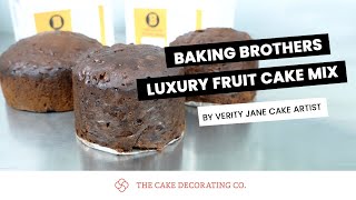 The easiest Christmas Fruit Cake with Baking Brothers Luxury Fruit Cake by Verity Jane Cake Artist