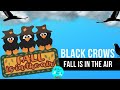 Black Crows Fall is in the Air Fall Sign FREE SVG Cut File for Paper Craft w/ Cricut and Silhouette