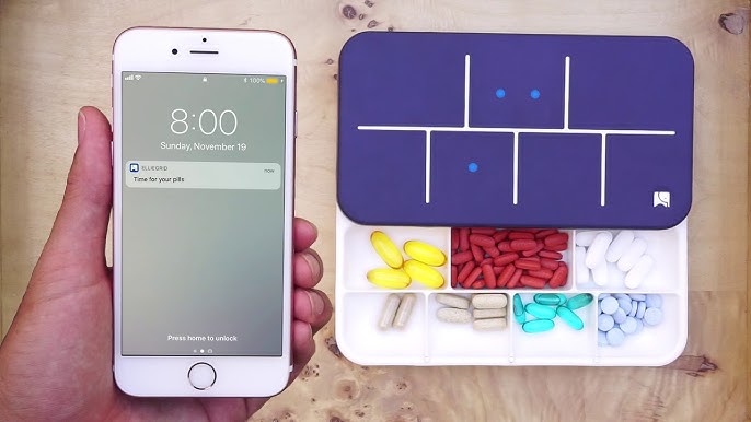 The Smart Pill Organizer with Brains & Beauty – EllieGrid