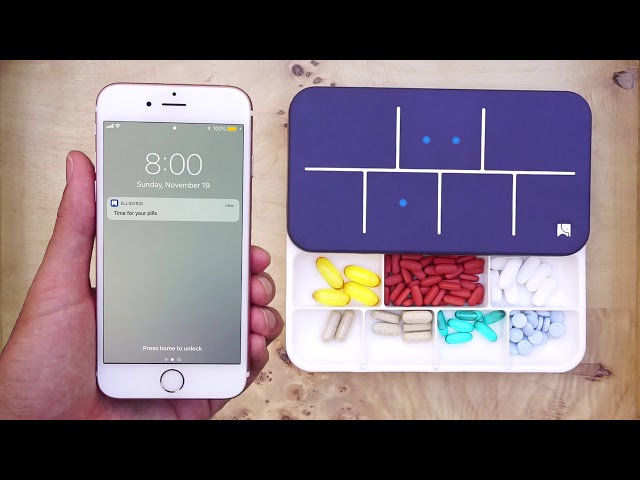 The Smart Pill Organizer with Brains & Beauty – EllieGrid