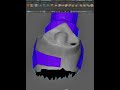 Almost there! Second day of retopology #3dartist #3dmodeling #gamedev