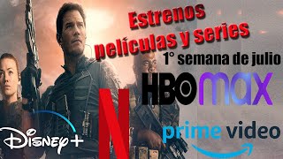 Estrenos de películas y series Julio Netflix, Disney Plus, HBO max y Prime Video | Butacapop Studio