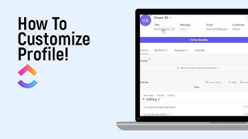 How to Customize Profile in Clickup [easy]