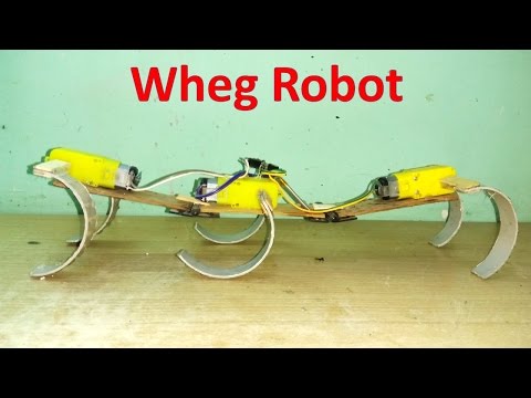 How To Make A Six Legged Wheg All Terrain Robot At Home