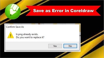 Confirm save as already exists do you want to replace it corel draw for beginners || trbahadurpur