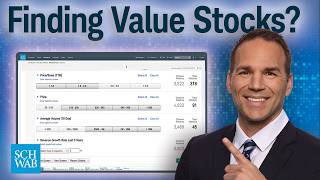 Finding Value Stocks Using the Stock Screener @CharlesSchwab