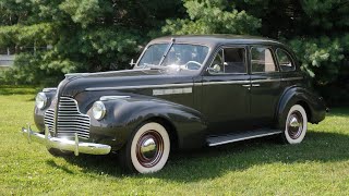 1940 Buick Series 40 Special Sedan Cold Start Walkaround Test Drive