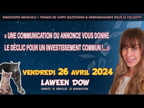 Une communication vous donne le déclic pour un investissement commun ! | GUIDANCE DU 26 AVRIL 2024