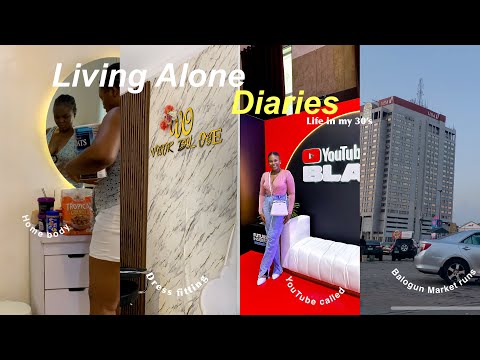Living Alone Diaries| Life in my 30’s| Living in Nigeria vlog #lifeinnigeria