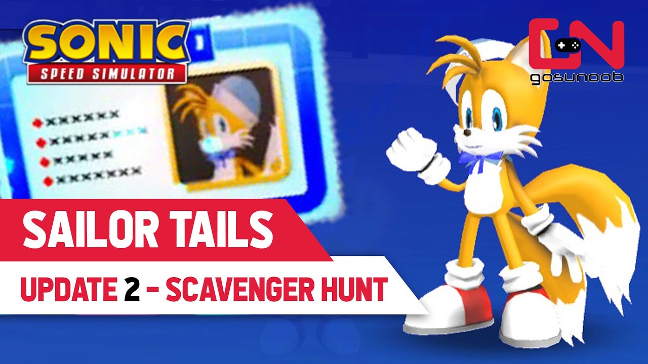 ALL NEW *SECRET* SAILOR TAILS HUNT UPDATE CODES in SONIC SPEED