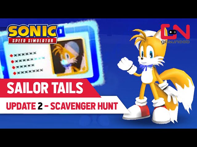 ALL NEW *SECRET* SAILOR TAILS HUNT UPDATE CODES in SONIC SPEED SIMULATOR  CODES (ROBLOX) 