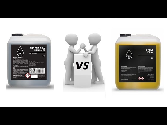CleanTech TFR vs #CleanTech Citrus Foam - YouTube