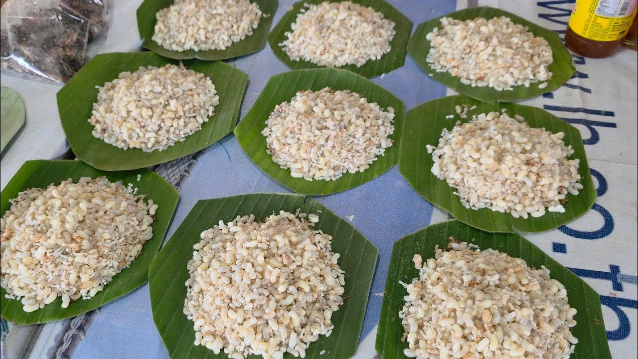 ไข่มดแดงสดๆ น่ากิน ตลาดแลง บ.หนองสังข์ อ.นาแก จ.นครพนม 