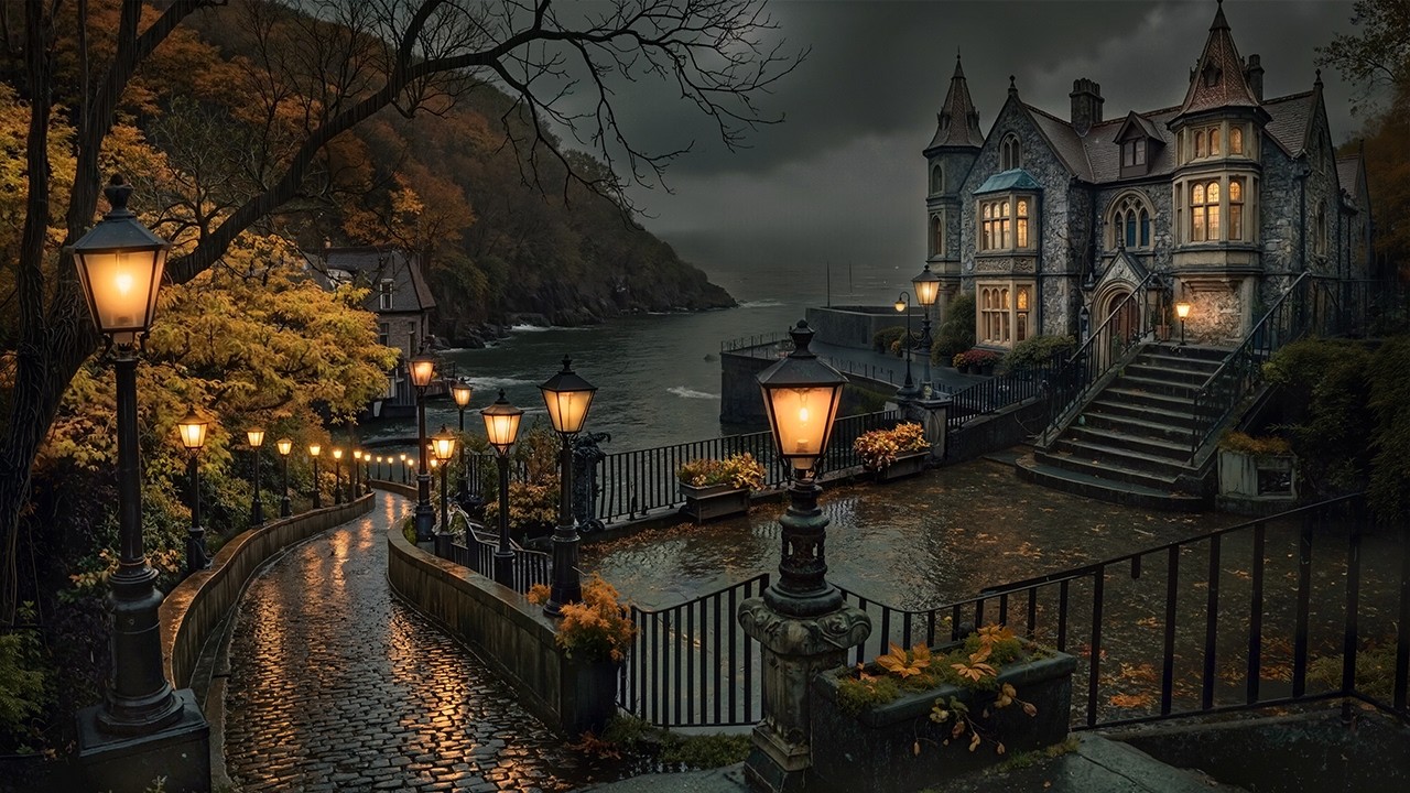 Watch Stormy Autumn Evening at an Old Victorian Seaside Manor | Melancholic Dark Academia Piano Ambience on YouTube Watch Stormy Autumn Evening at an Old Victorian Seaside Manor | Melancholic Dark Academia Piano Ambience on YouTube