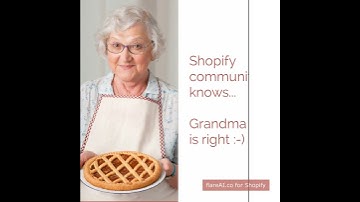 flareAI for Shopify : My Grandma Told Me